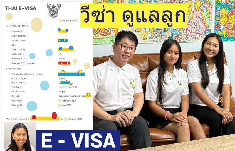 E-VISA, วีซ่าดูแลบุตร, Guardian Visa
